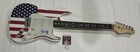 JOHN MELLENCAMP SIGNED USA FLAG ELECTRIC GUITAR JSA COA — photo 1
