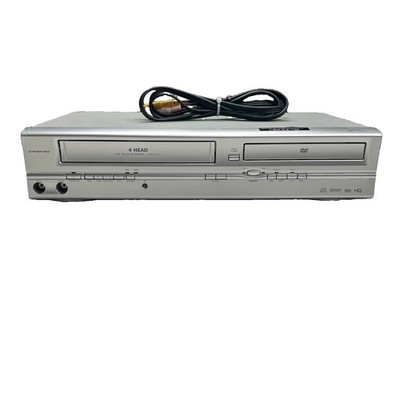 Funai SV2000 WV805 4 Head HiFi VCR VHS Reorder DVD Player Combo No Remote READ