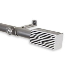 Alder 13/16 inch Curtain Rod Satin Nickel 48-84"