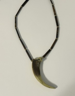 Vintage Cosplay Claw Necklace Warrior Necklace Shaman Mystical Necklace 