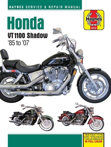 Honda Vt1100 Shadow (85-07) Haynes Repair Manual Haynes Publishing - Image 2