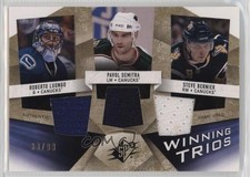 2008 SPx Winning Trios /99 Roberto Luongo Pavol Demitra Steve Bernier HOF 10gc