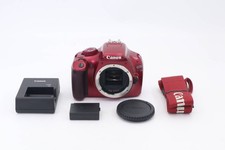 Canon EOS Kiss X50 SLR Camera 12.2MP Red With Battery Charger 2,247 shots 325