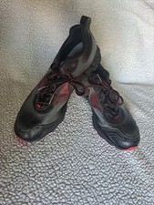 Reebok Zig Tech Trail Running Senderismo Zapatos Negro Gris Para Hombre Talla 11 Rojo/Negro Suela