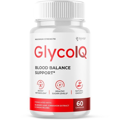 #ad 1 Pack Glyco IQ Advanced Blood Health Support Supplement GlycoIQ 60 Capsules $17.99
