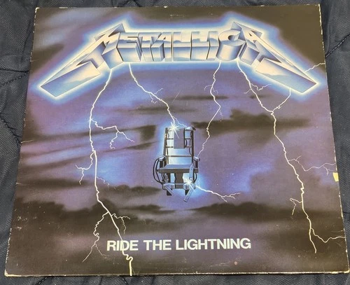 Metallica Ride the Lightning First Pressing Vinyl LP  Megaforce 1984