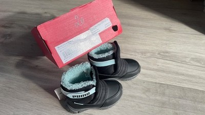 PUMA Nieve Boot, Kinder Baby Winter Stiefel schwarz Gr. 20