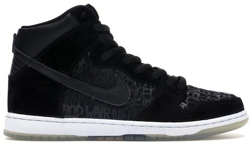 Pre-Owned Mens Size 9 - Nike SB Dunk Premium High Flash SB 806333 001 Pre-Owned Mens Size 9 - Nike SB Dunk Premium High Flash SB  main image 4