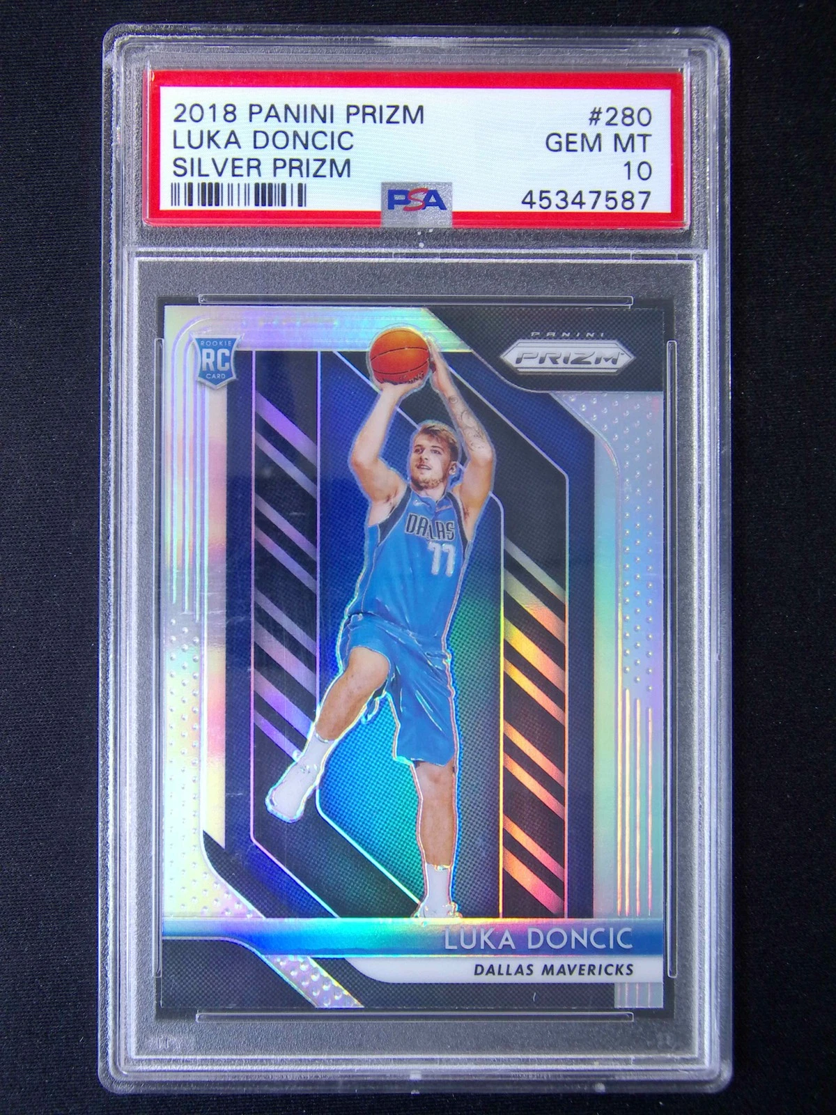 2018 Prizm Luka Doncic Silver #280 PSA 10 | Card Ladder