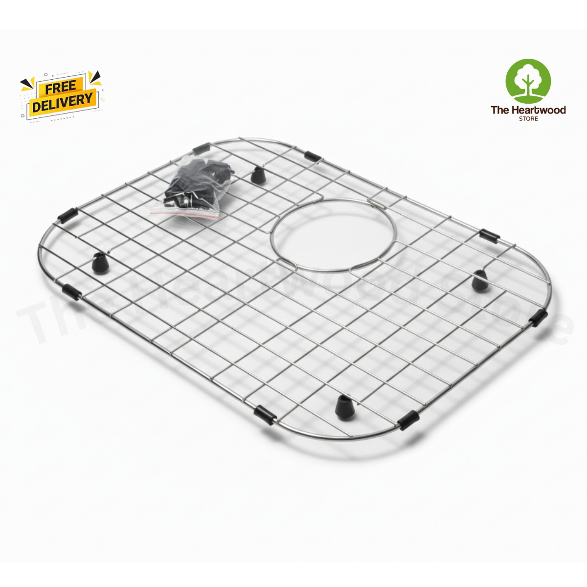 Serene Valley Large Corner Radius Sink Grid – 19⅝ x 13⅝ Rear Drain