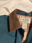 LL Bean Adirondack Barn Coat Womens Chore Jacket Green Flannel Plaid Lined Med. — photo 6
