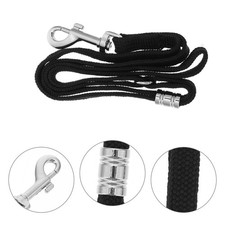 2Pcs Reusable Black Pet Grooming Table Hanging Ropes Durable Dog Bath Harness