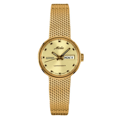 Mido Commander 1959 Vintage Logo Champagne Dial M7169.3.72.13 Brand New In Box