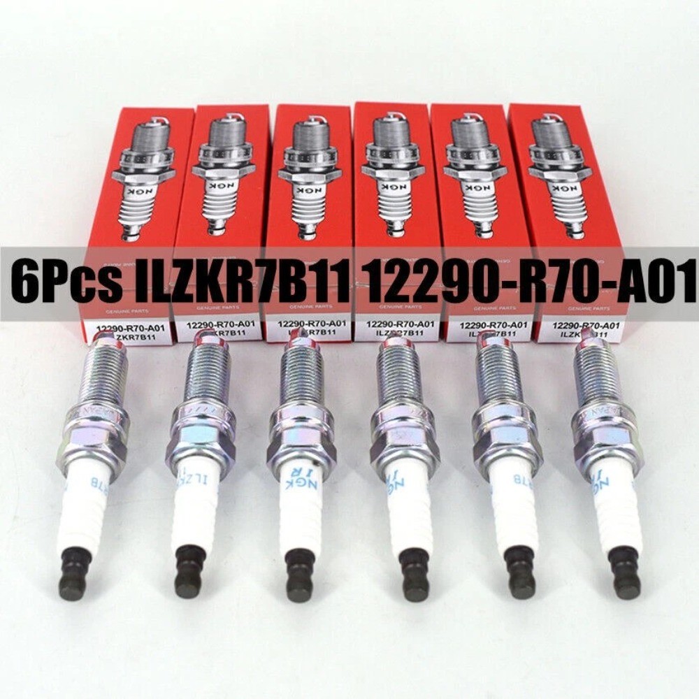 6Pcs Genuine NGK ILZKR7B11 Iridium Spark Plugs for Acura Honda RAM 12290-R70-A01