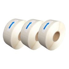 Blank White 1 x 2 Inch Dissolvable Labels for Food Rotation Prep roll of 500 ...