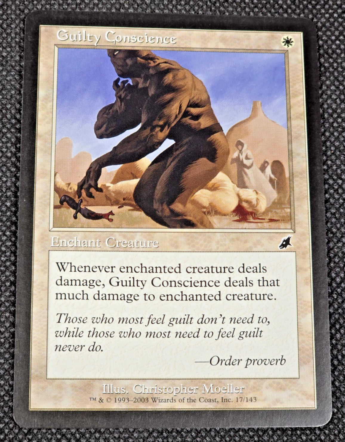 Magic The Gathering Scourge Guilty Conscience #17/143 MTG LP -- L5