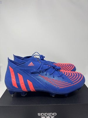 Adidas Mens Predator Edge.1 SG H02965 Blue Red Soccer Cleats Mens Size 11 New