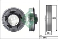 1X INA 544 0129 10 Riemenscheibe Kurbelwelle FüR BMW Mini