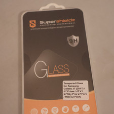 Galaxy J7 Glass Super Shields Screen Protector 2 Pack - New