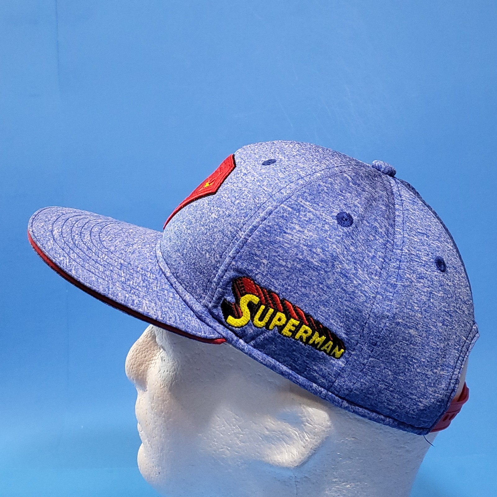 Superman Adjustable Snap back Hat Baseball Cap Bl… - image 10