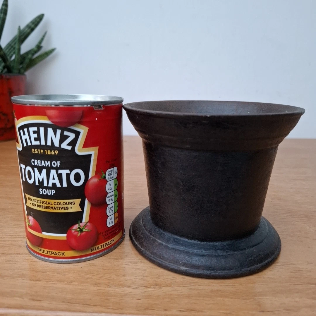 Antique Victorian Cast Iron Mortar W.B & Co No 3 5"