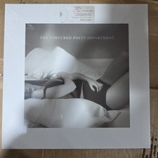 Taylor Swift The Tortured Poets Department Vinyl in Ghosted White- NEW/ SEALED