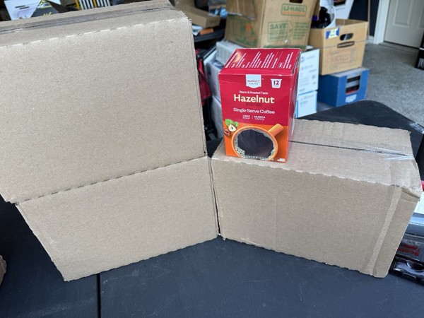Cápsulas de café tostado medio premium despensa de mercado 216 cápsulas nuevas