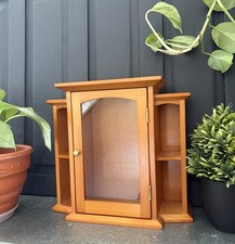 Small Curio Cabinet Free Standing Or Wall Hanging