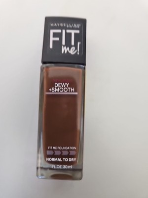 Maybelline Fit Me Dewy + Smooth Liquid Foundation Makeup, Java, 1 Count