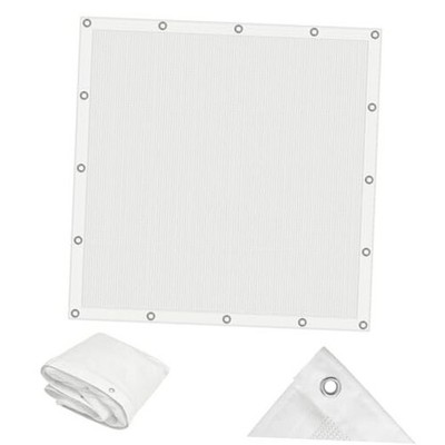  Archery Backstop Arrow Netting Backstop Target Block Heavy Duty 6 x 6 ft White