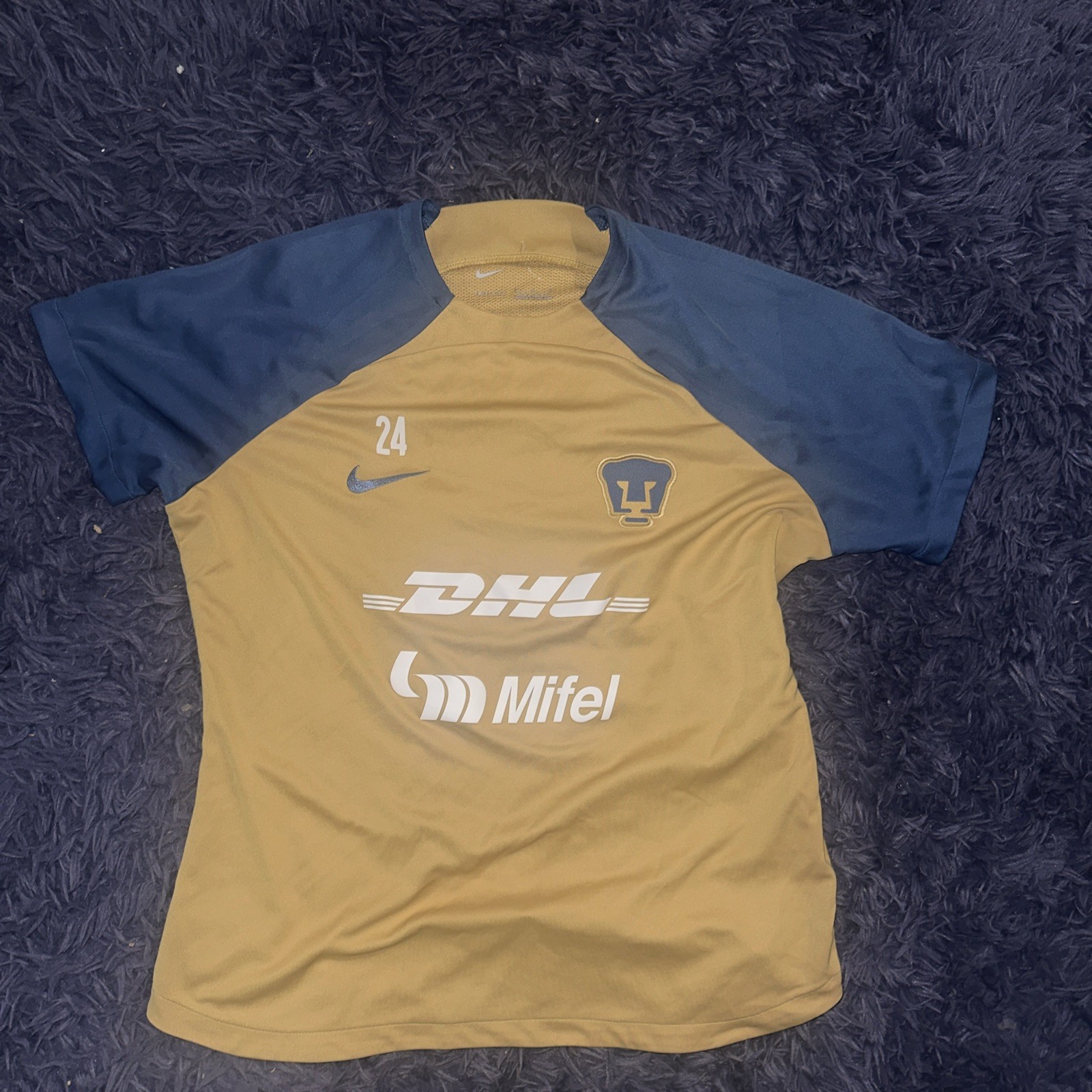 Nike UNAM PUMAS Football Soccer Dri-Fit Jersey Training Women's Large