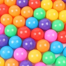 Pack of 50 Ball Pits Balls, 2.2 inches/5.5 cm, BPA Free Plastic Balls Crush