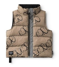 Nununu Bubbly Down Vest in Coffee