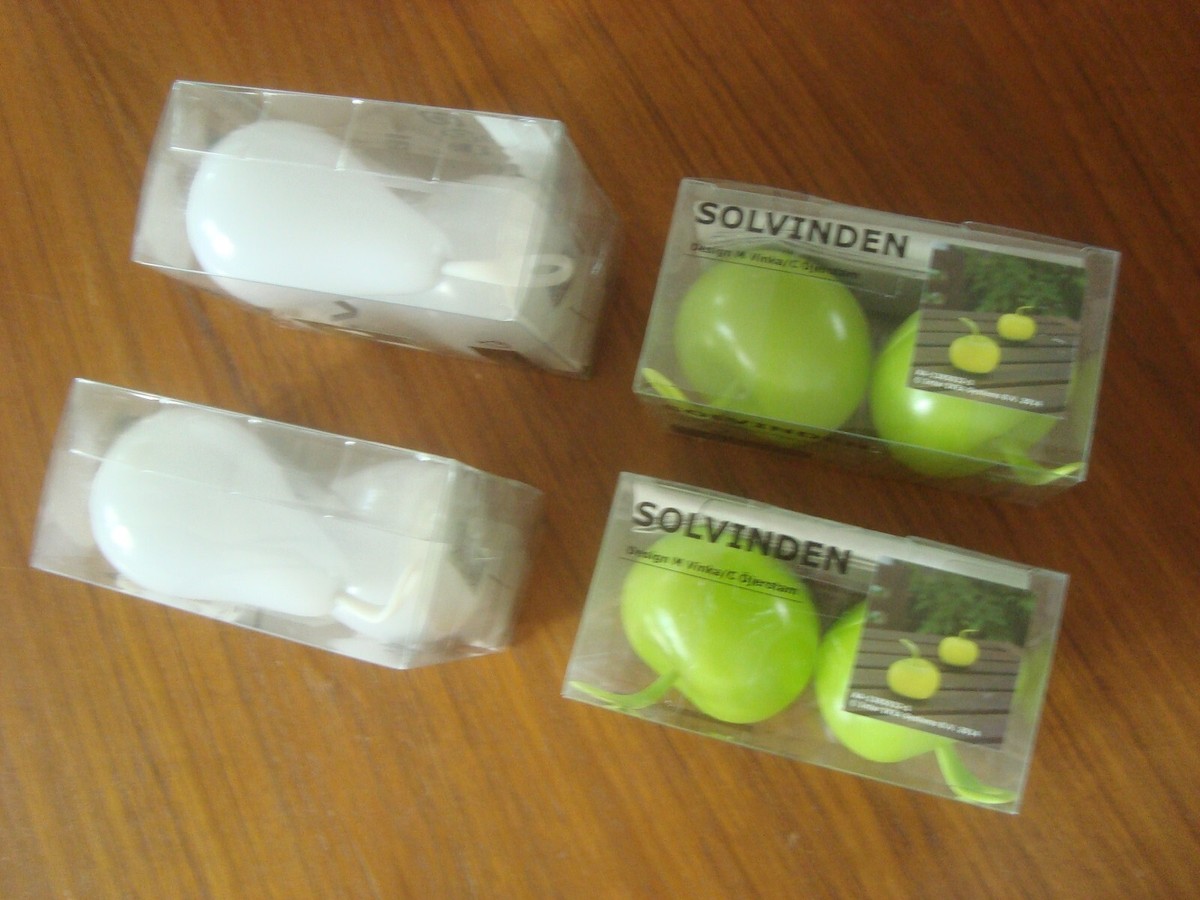14ポンド　エマージ　エボナイト 4 IKEA SOLVINDEN Led Lights Apple Pear shaped Home Outdoor Kitchen