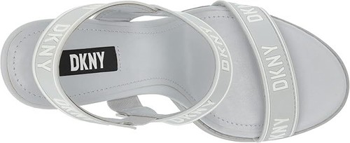 DKNY Women’s K1260856 6.5" Heeled Open Toe Sandal Halogen White - UK 4 EUR 37 - Imagen 6 de 14