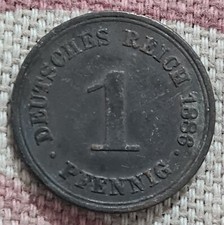 KAISERREICH 1 Pfennig 1886 A