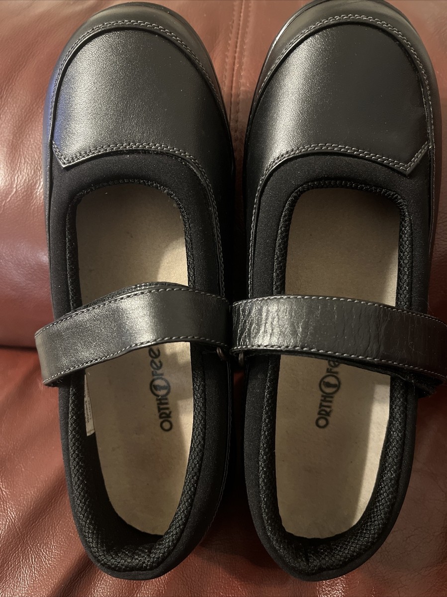 Orthofeet Mary Jane Orthotic 861 Black Shoes Womens Size 10  display picture 1