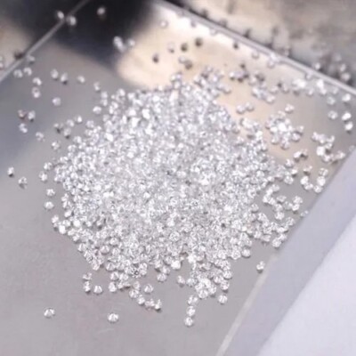 Lose Cvd Lab-Grown Diamant Menge 1.30 MM D Farbe If Clearity 100 Stück