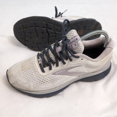 Women's 8.5 Med B Brooks Trace 1 Running Shoes 120351 1B Purple white