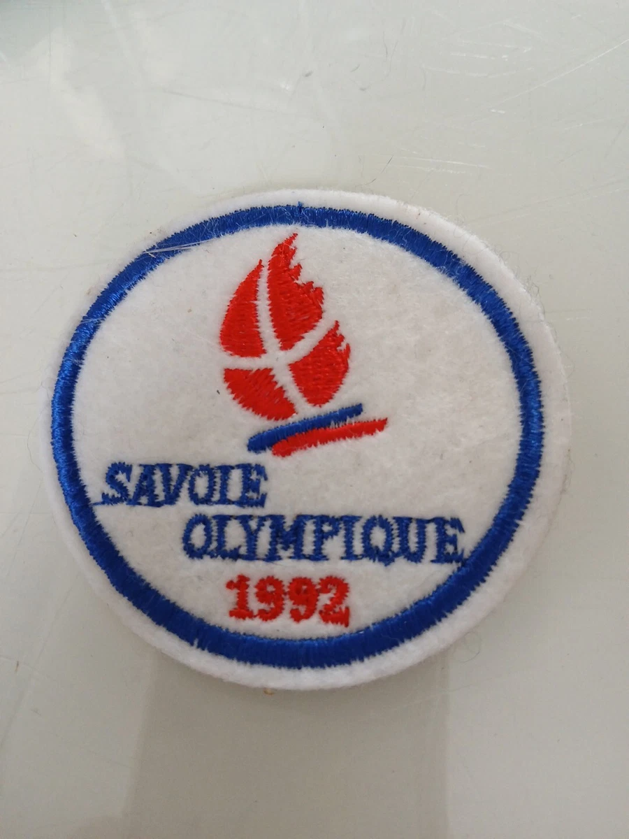 Jeux Olympiques - Pin's officiel JO ALBERTVILLE 92 - Le slalom - Logo