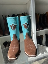 Junipers Company SAMPLE Adler 8.5d Men’s Roper Handmade Cowboy Western Boots