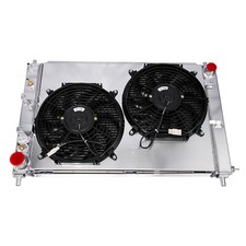 4 Row Radiator Shroud+Fan For 1997-04 01 Ford Mustang GT SVT 4.6L 5.4L V8 #2139