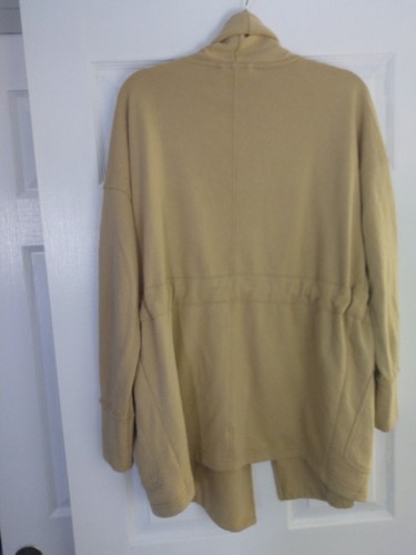 Knox Rose Camel offene Strickjacke Jersey Strick Taschen Gr. M - Bild 10 von 11