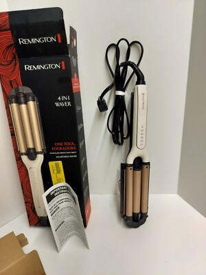 Remington 4-in-1 Adjustable Waver With Pure Precision Technology, Deep Waver 