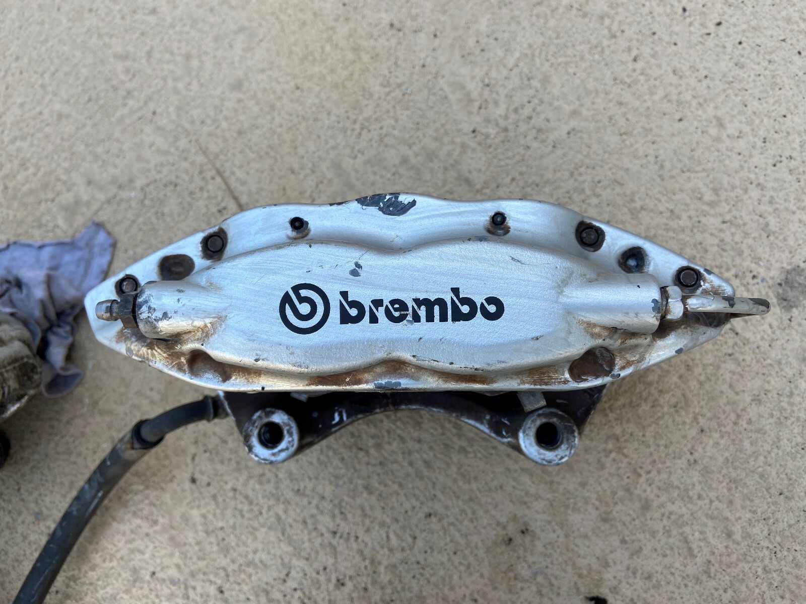 0508 Dodge Charger SRT Brembo Brake Caliper Set Front Rear w cross