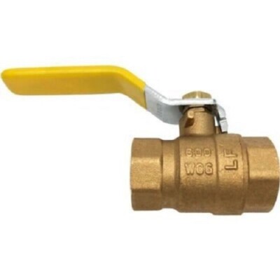 THEWORKS  1-1/2 in. Brass FIP x FIP Threaded Full Port Ball Valve