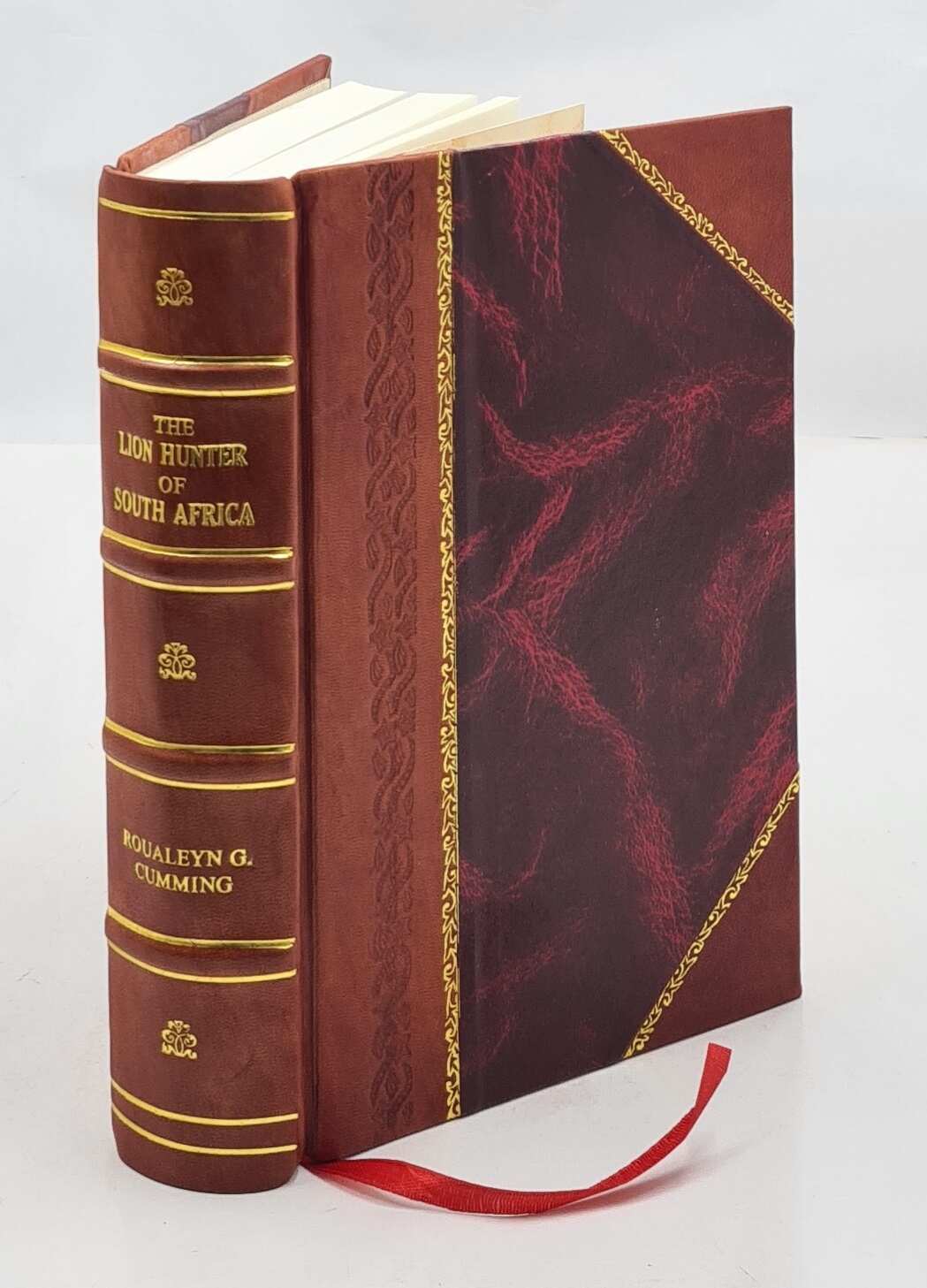 The lion hunter of South Africa : five years' adventures in the  [Leather Bound]