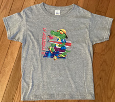 Ft Lauderdale, FL Youth Gray T Shirt Crocadile Beach Size XS Gildan