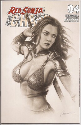 RED SONJA: AGE OF CHAOS #4   FRANKIE S COMICS EXCLUSIVE   TRADE DRESS - LTD 1000