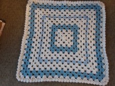 Handmade Crochet snuggle/doll blanket